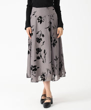 画像をギャラリービューアに読み込む, フロッキーフラワースカート/MM547201 (グレー)