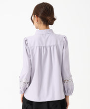 画像をギャラリービューアに読み込む, 袖レースシャツブラウス/MM548104