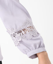 画像をギャラリービューアに読み込む, 袖レースシャツブラウス/MM548104