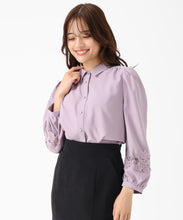 画像をギャラリービューアに読み込む, 袖レースシャツブラウス/MM548104