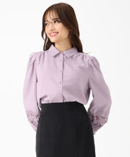 画像をギャラリービューアに読み込む, 袖レースシャツブラウス/MM548104