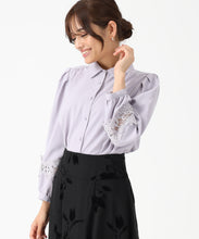 画像をギャラリービューアに読み込む, 袖レースシャツブラウス/MM548104