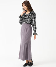 画像をギャラリービューアに読み込む, チェック柄フリルレイヤードブラウス/MM548106