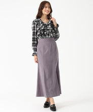 画像をギャラリービューアに読み込む, チェック柄フリルレイヤードブラウス/MM548106