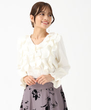 画像をギャラリービューアに読み込む, チェック柄フリルレイヤードブラウス/MM548106