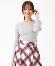 画像をギャラリービューアに読み込む, リボン編み上げ2wayニット/MM548302