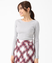 画像をギャラリービューアに読み込む, リボン編み上げ2wayニット/MM548302