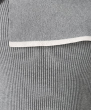 画像をギャラリービューアに読み込む, 2way配色アシメケープニット/MM548303