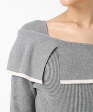 画像をギャラリービューアに読み込む, 2way配色アシメケープニット/MM548303