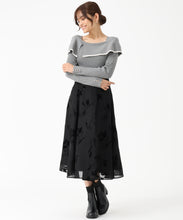 画像をギャラリービューアに読み込む, 2way配色アシメケープニット/MM548303