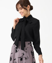 画像をギャラリービューアに読み込む, リボンボウタイブラウス/MM558109 (ブラック)
