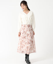 画像をギャラリービューアに読み込む, 大花柄フレアスカート/TT537208