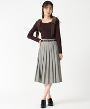 画像をギャラリービューアに読み込む, ベルト付きミディプリーツスカート/TT537210
