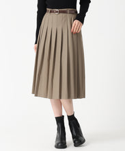 画像をギャラリービューアに読み込む, ベルト付きミディプリーツスカート/TT537210