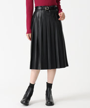画像をギャラリービューアに読み込む, ベルト付きミディプリーツスカート/TT537210