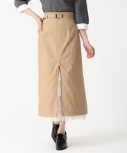 画像をギャラリービューアに読み込む, チュールティアードインナーツイルスカート/TT537211 (ベージュ)