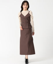 画像をギャラリービューアに読み込む, トレンチ風キャミワンピース/TT537408 (ブラウン)
