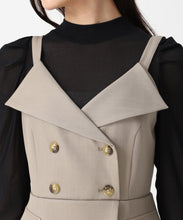 画像をギャラリービューアに読み込む, トレンチ風キャミワンピース/TT537408