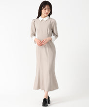 画像をギャラリービューアに読み込む, カフス付きマーメイドワンピース/TT537411