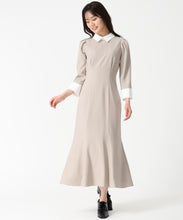 画像をギャラリービューアに読み込む, カフス付きマーメイドワンピース/TT537411