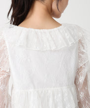 画像をギャラリービューアに読み込む, レースフリルリボンブラウス/TT538111