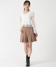 画像をギャラリービューアに読み込む, レースフリルリボンブラウス/TT538111