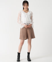 画像をギャラリービューアに読み込む, レースフリルリボンブラウス/TT538111