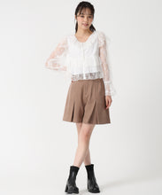 画像をギャラリービューアに読み込む, レースフリルリボンブラウス/TT538111