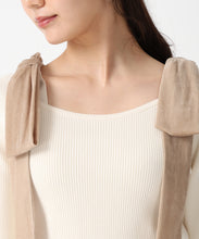 画像をギャラリービューアに読み込む, ベロア肩リボンニット/TT538309
