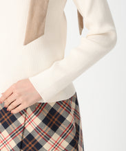 画像をギャラリービューアに読み込む, ベロア肩リボンニット/TT538309