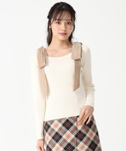 画像をギャラリービューアに読み込む, ベロア肩リボンニット/TT538309