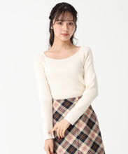 画像をギャラリービューアに読み込む, ベロア肩リボンニット/TT538309