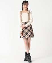 画像をギャラリービューアに読み込む, ベロア肩リボンニット/TT538309