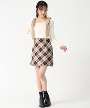 画像をギャラリービューアに読み込む, ベロア肩リボンニット/TT538309