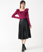 画像をギャラリービューアに読み込む, フリルカラーニット/TT538311