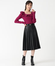 画像をギャラリービューアに読み込む, フリルカラーニット/TT538311