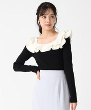 画像をギャラリービューアに読み込む, フリルカラーニット/TT538311