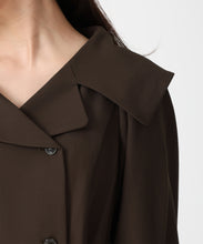 画像をギャラリービューアに読み込む, ビッグ襟付きトレンチ風ワンピース/TT547401