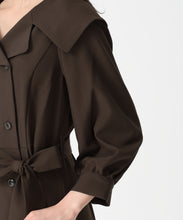 画像をギャラリービューアに読み込む, ビッグ襟付きトレンチ風ワンピース/TT547401