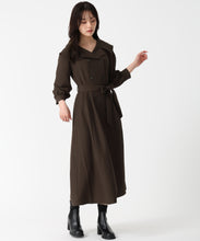 画像をギャラリービューアに読み込む, ビッグ襟付きトレンチ風ワンピース/TT547401