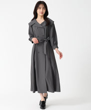 画像をギャラリービューアに読み込む, ビッグ襟付きトレンチ風ワンピース/TT547401