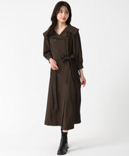 画像をギャラリービューアに読み込む, ビッグ襟付きトレンチ風ワンピース/TT547401