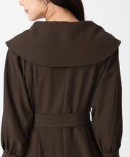 画像をギャラリービューアに読み込む, ビッグ襟付きトレンチ風ワンピース/TT547401