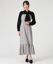 画像をギャラリービューアに読み込む, 【WEB限定予約販売/9月中旬発売予定】ギャザーショルダーマーメイドジャンスカ/MM537416