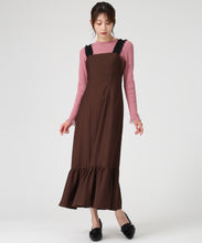 画像をギャラリービューアに読み込む, 【WEB限定予約販売/9月中旬発売予定】ギャザーショルダーマーメイドジャンスカ/MM537416