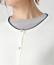 画像をギャラリービューアに読み込む, ベーシック総針配色カーディガン/MM538406