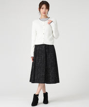 画像をギャラリービューアに読み込む, ベーシック総針配色カーディガン/MM538406