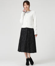 画像をギャラリービューアに読み込む, ベーシック総針配色カーディガン/MM538406