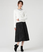 画像をギャラリービューアに読み込む, ベーシック総針配色カーディガン/MM538406