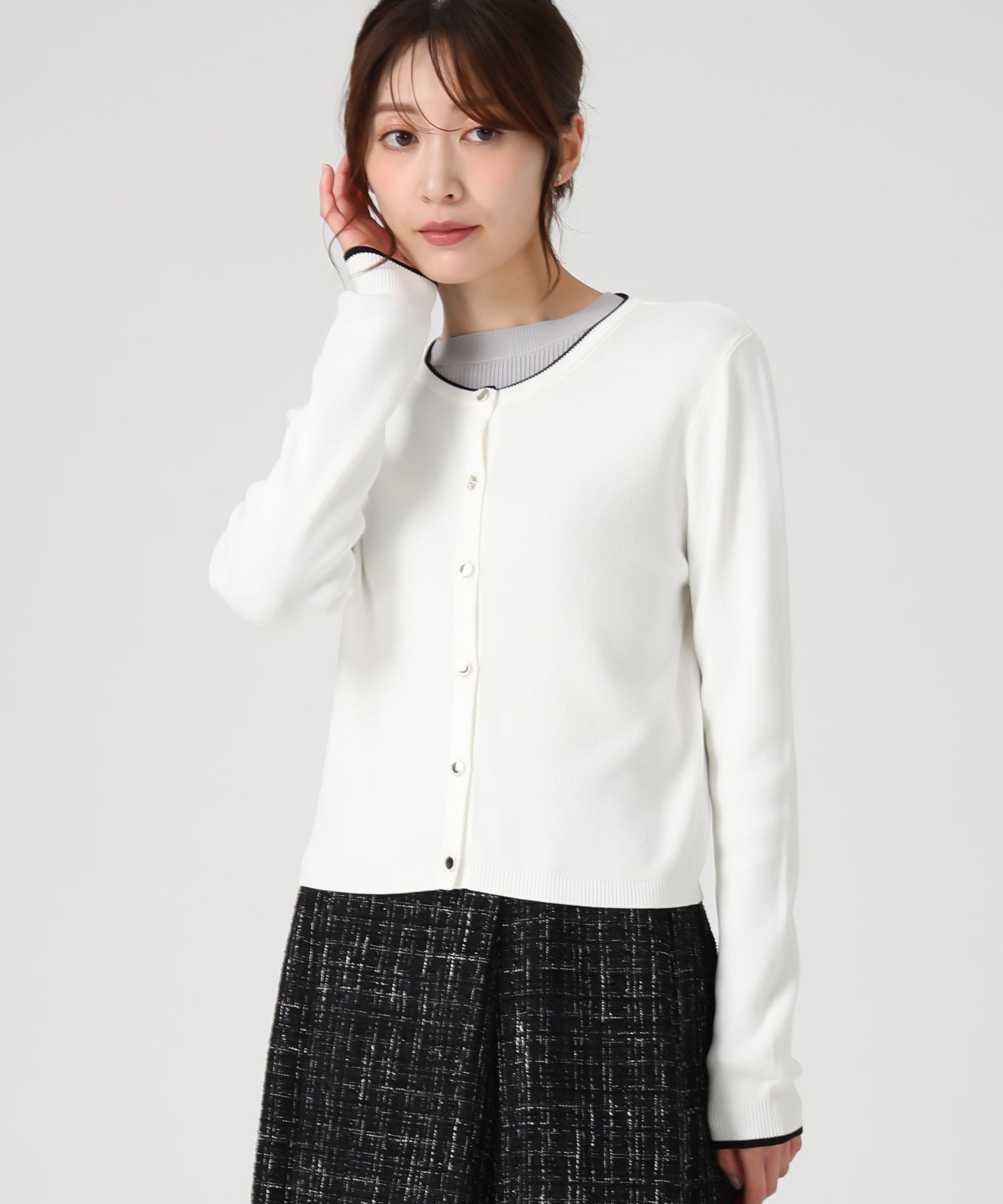 ベーシック総針配色カーディガン/MM538406 – MISCH MASCH|31 Sons de mode